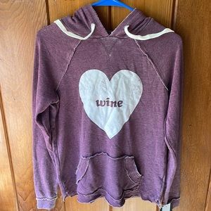 NWT wine sweatshirt